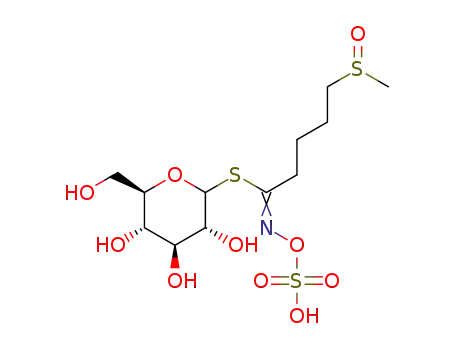 1-[5-(methylsulfinyl)-N-(sulfonatooxy)pentanimidoyl]-1-thio-β-D-glucopyranose