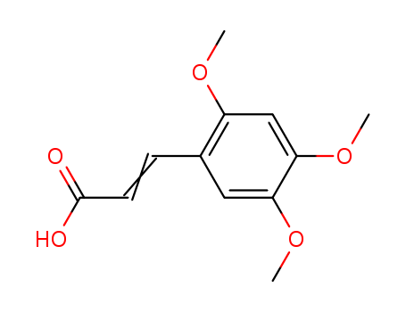 trans-2,4,5-Trimethoxycinnamic acid