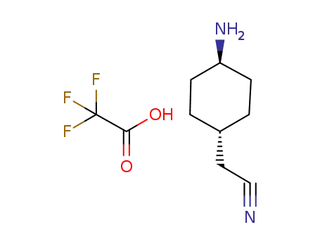trans-[4-(cyanomethyl)cyclohexyl]ammonium trifluoroacetate