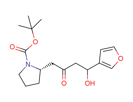 (2S)-(tert-butyl) 2-[4-(furan-3-yl)-4-hydroxy-2-oxobutyl]pyrrolidine-1-carboxylate