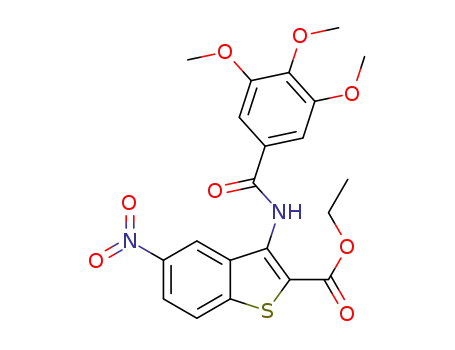 ethyl 3-(3,4,5-trimethoxybenzoylamino)-5-nitrobenzo[b]thiophene-2-carboxylate