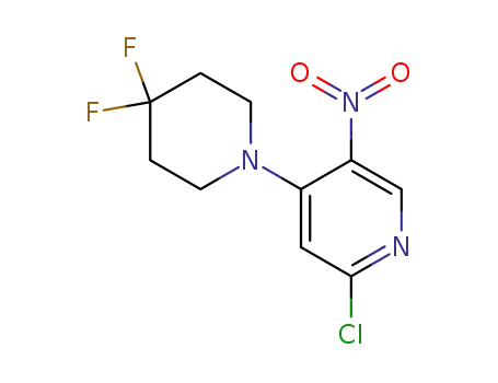 2-chloro-4-(4,4-difluoropiperidin-1-yl)-5-nitropyridine