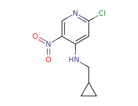 2-chloro-N-(cyclopropylmethyl)-5-nitropyridin-4-amine