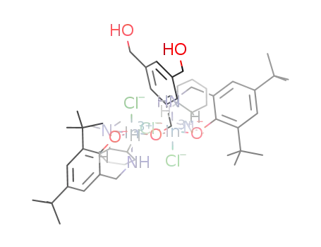[(2-t-butyl-4-methyl-6-(((2-(dimethylamino)cyclohexyl)amino)methyl)phenolate)InCl]2(μ-Cl)(μ-(3,5-bis(hydroxymethyl)phenyl)methoxide)