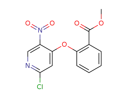 methyl 2-((2-chloro-5-nitropyridin-4-yl)oxy)benzoate