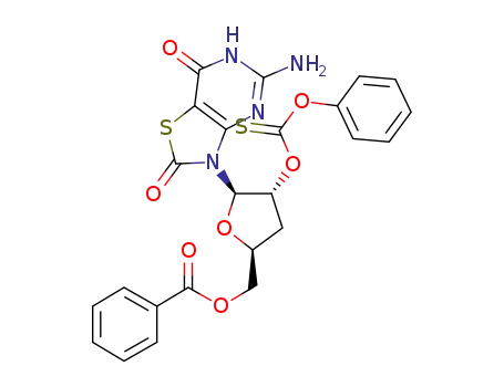 [(2S,4R,5R)-5-(5-amino-2,7-dioxo-6H-thiazolo[4,5-d]pyrimidin-3-yl)-4-phenoxycarbothioyloxy-tetrahydrofuran-2-yl]methyl benzoate