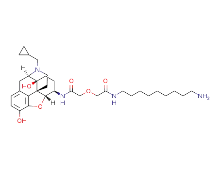17-cyclopropylmethyl-3,14β-dihydroxy-4,5α-epoxy-6β-2'-[2''-(9''-aminononylamino)-2'-oxoethoxy]acetamidomorphinan