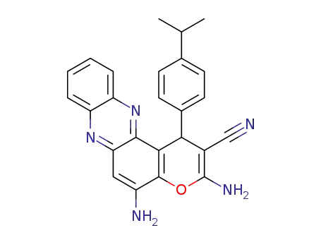 3,5-diamino-1-(4-isopropylphenyl)-1H-pyrano[3,2-a]phenazine-2-carbonitrile