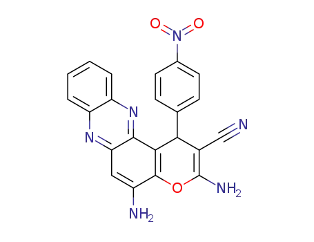 3,5-diamino-1-(4-nitrophenyl)-1H-pyrano[3,2-a]phenazine-2-carbonitrile