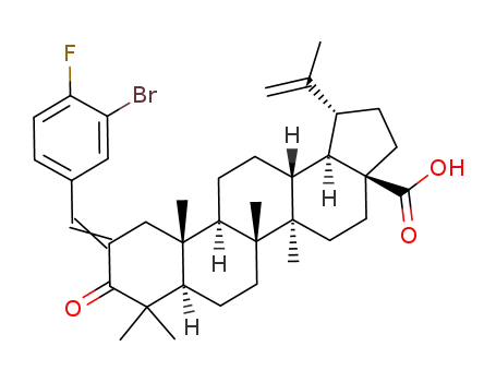 2-(3-bromo-4-fluorobenzylidene)betulonic acid