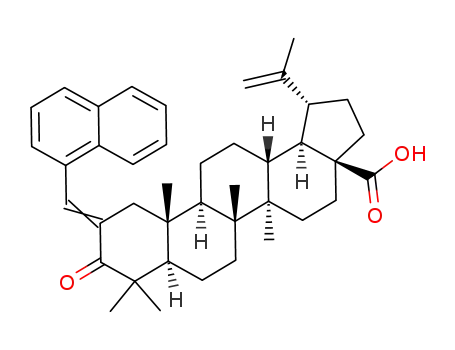 2-(naphthalene-1-ylmethylene)betulonic acid