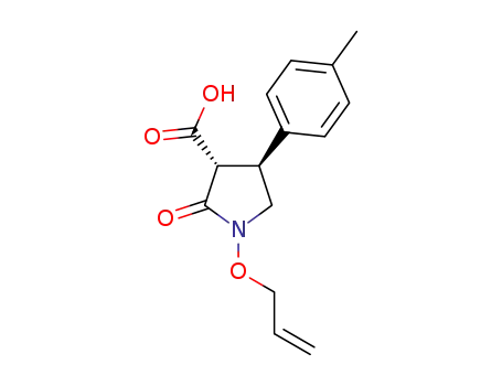 (3RS,4SR)-1-allyloxy-4-(4-methylphenyl)-2-oxo-pyrrolidine-3-carboxylic acid