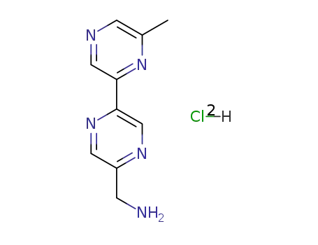 [5-(6-methylpyrazin-2-yl)pyrazin-2-yl]methanamine dihydrochloride