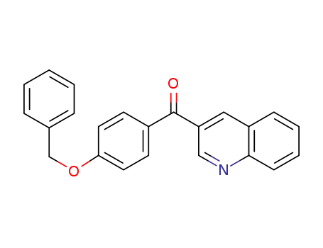 (4-(benzyloxy)phenyl)(quinolin-3-yl)methanone