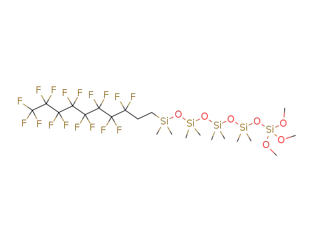 9-(3,3,4,4,5,5,6,6,7,7,8,8,9,9,10,10,10-heptadecafluorodecyl)-3,3,5,5,7,7,9,9-octamethyl-1,1,1-trimethoxypentasiloxane