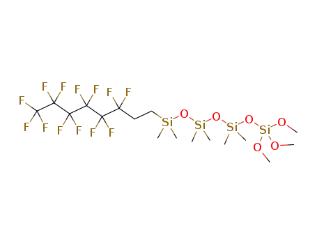 7-(3,3,4,4,5,5,6,6,7,7,8,8,8-tridecafluorooctyl)-3,3,5,5,7,7-hexamethyl-1,1,1-trimethoxypentasiloxane