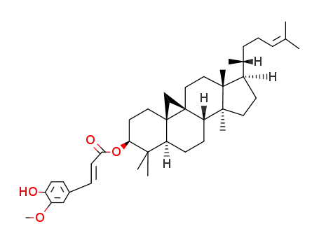 Molecular Structure of 21238-33-5 (CYCLOARTENYL FERULATE)
