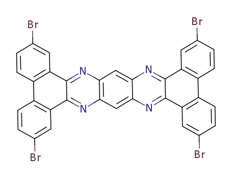 2,7,13,18-tetrabromodibenzo[a,c]dibenzo[5,6:7,8]quinoxalino-[2,3-i]phenazine