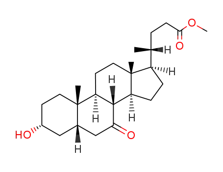 Molecular Structure of 10538-59-7 (7-ketolithocholic Methyl ester)