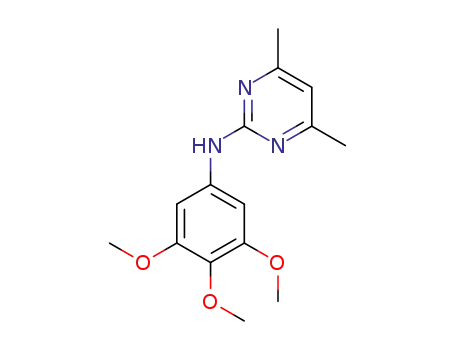 4,6-dimethyl-N-(3,4,5-trimethoxyphenyl)-2-pyrimidinamine
