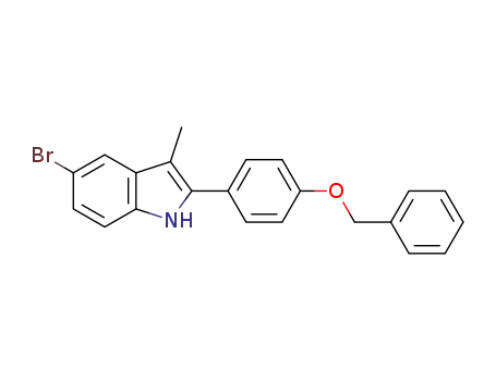 2-(4-(benzyloxy)phenyl)-5-bromo-3-methyl-1H-indole