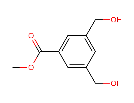 Molecular Structure of 193953-02-5 (Benzoic acid, 3,5-bis(hydroxymethyl)-, methyl ester)