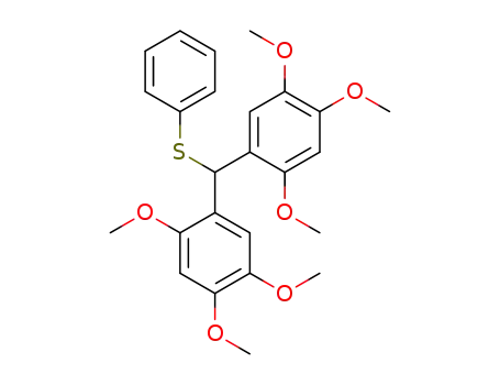 bis(2,4,5-trimethoxyphenyl)phenylsulfanylmethane