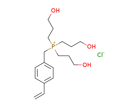 tris(hydroxypropyl)(4-vinylbenzyl)phosphonium chloride