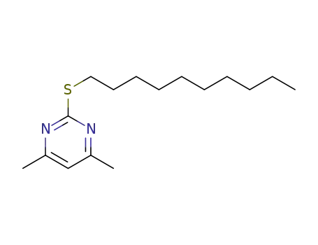 2-(decylthio)-4,6-dimethylpyrimidine
