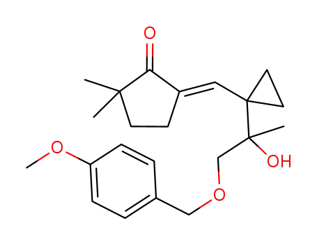 (E)-5-((1-(2-hydroxy-1-((4-methoxybenzyl)oxy)propan-2-yl)cyclopropyl)methylene)-2,2-dimethylcyclopentan-1-one