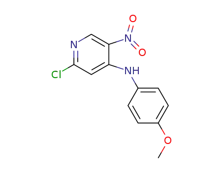 2-chloro-N-(4-methoxyphenyl)-5-nitropyridin-4-amine