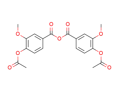 4-acetoxy-3-methoxy-benzoic acid-anhydride