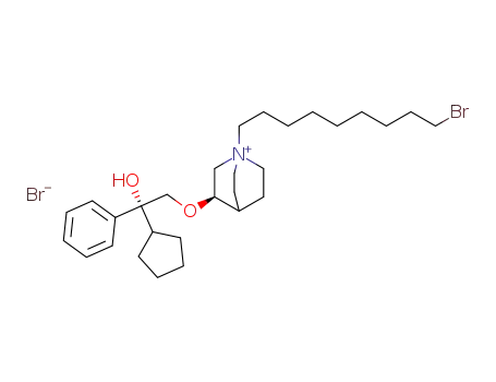 (R)-(-)-3-[(R)-2-hydroxy-2-cyclopentyl-2-phenylethoxy]-1-(9-bromononyl)-1-azoniabicyclo[2.2.2]octane bromide