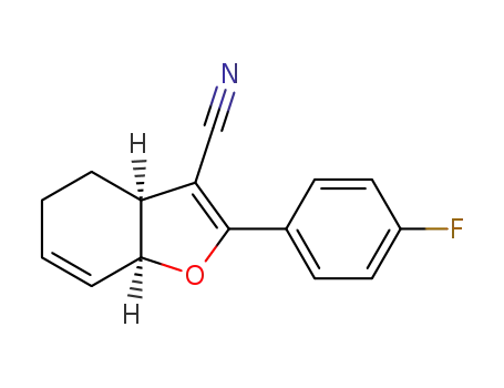 (3aS,7aS)-2-(4-fluorophenyl)-3a,4,5,7a-tetrahydrobenzofuran-3-carbonitrile