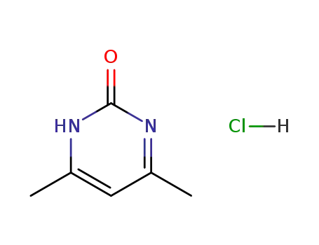 Molecular Structure of 34289-60-6 (4,6-Dimethyl-2-hydroxypyrimidine hydrochloride)