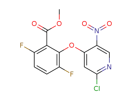 methyl 2-((2-chloro-5-nitropyridin-4-yl)oxy)-3,6-difluorobenzoate