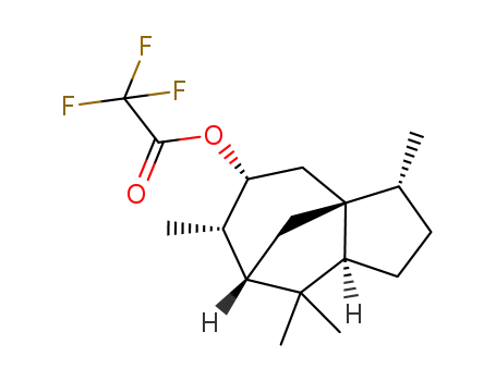 (3R,3aR,6S,7S,8aS)-3,6,8,8-tetramethyloctahydro-1H-3a,7-cedaran-5-yl 2,2,2-trifluoroacetate