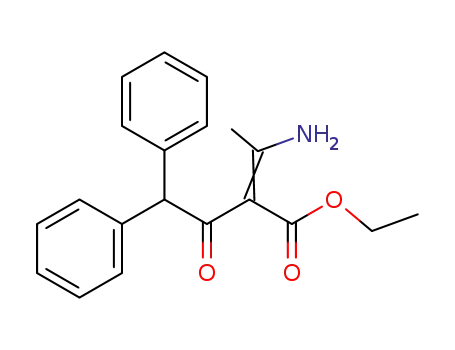 (Z)-3-Amino-2-diphenylacetyl-but-2-enoic acid ethyl ester