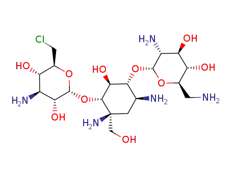1-C-(hydroxymethyl)-6''-deoxy-6''-chlorokanamycin B