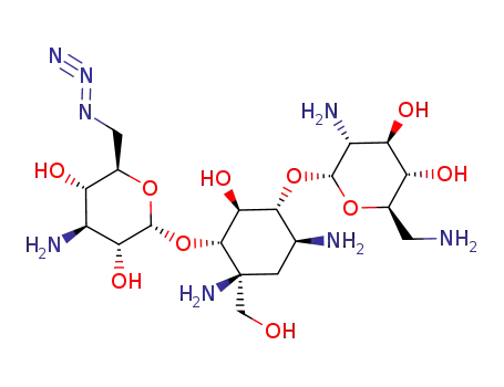 1-C-(hydroxymethyl)-6''-deoxy-6''-azidokanamycin B