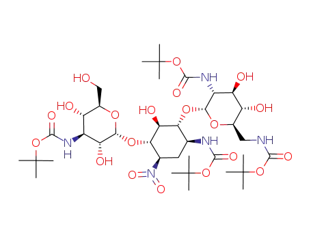 1-deamino-1-nitro-3,2',6',3''-tetrakis-N-(tert-butoxycarbonyl)kanamycin B