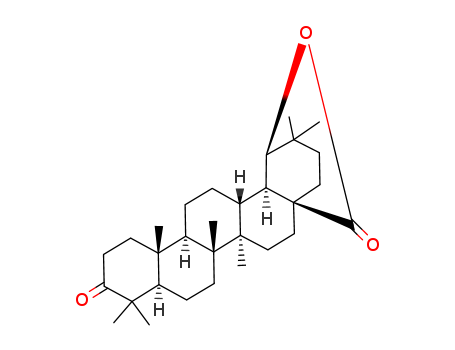 24099-81-8,Oleanan-28-oic acid,19-hydroxy-3-oxo-, g-lactone, (18a,19b)-,18a-Oleanan-28-oic acid, 19b-hydroxy-3-oxo-, g-lactone (6CI,7CI,8CI);Allobetulonlactone; Oxyallobetulone