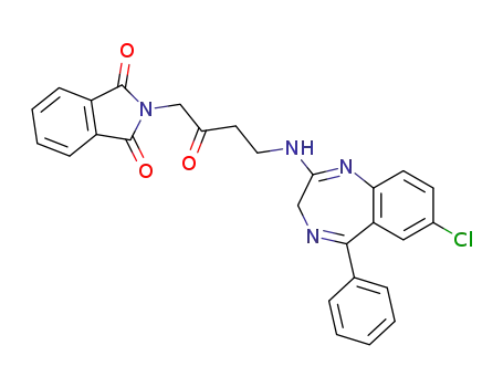 2-[4-(7-Chloro-5-phenyl-3H-benzo[e][1,4]diazepin-2-ylamino)-2-oxo-butyl]-isoindole-1,3-dione