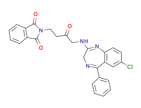 2-[4-(7-Chloro-5-phenyl-3H-benzo[e][1,4]diazepin-2-ylamino)-3-oxo-butyl]-isoindole-1,3-dione