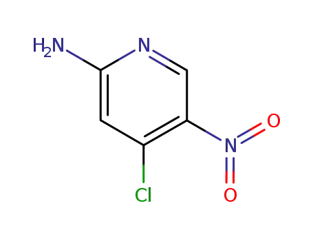 Molecular Structure of 24484-96-6 (2-AMINO-4-CHLORO-5-NITROPYRIDINE)