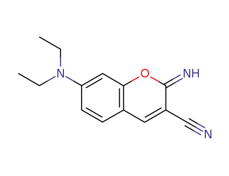 7-diethylamino-2-imino-2H-1-benzopyran-3-carbonitrile