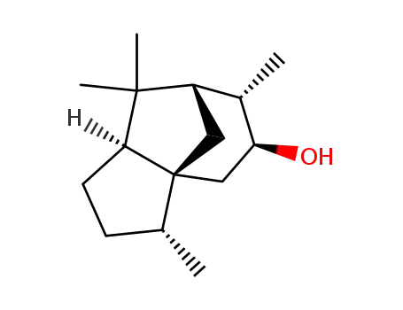 Molecular Structure of 13567-45-8 (1H-3a,7-Methanoazulen-5-ol,octahydro-3,6,8,- 8-tetramethyl-,(3R,3aR,5S,6S,7S,8aS)- )