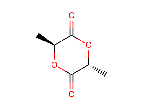 Molecular Structure of 13076-19-2 (1,4-Dioxane-2,5-dione,3,6-dimethyl-, (3R,6S)-)