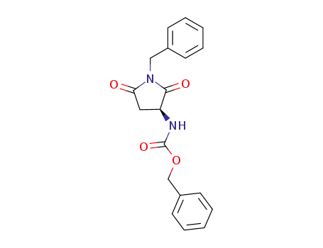 (S)-(1-benzyl-2,5-dioxo-pyrrolidin-3-yl)carbamic acid benzyl ester