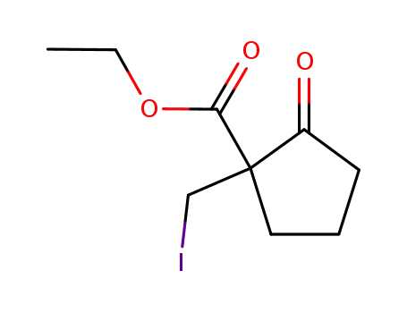 ethyl 1-(iodomethyl)-2-oxocyclopentane-1-carboxylate